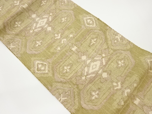 JAPANESE NAGOYA OBI / TSUMUGI / WOVEN ABSTRACT